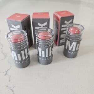 Milk Makeup Lip & Cheek Cream Blush in Perk-New 3pack